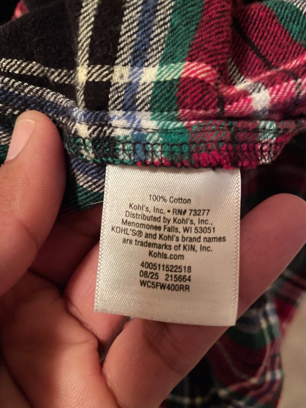 Croft and Barrow Plaid Flannel Shirt Button Down Women's XL (RUNS SMALLER) - Picture 11 of 11